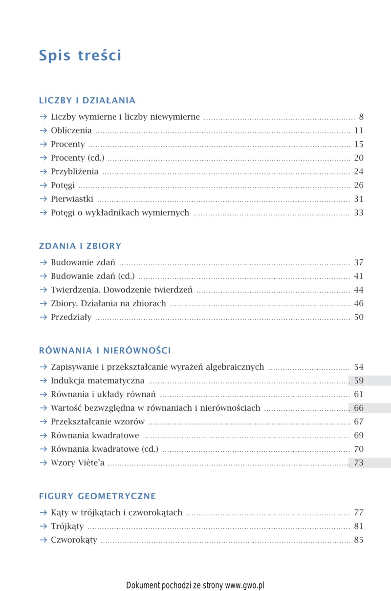 Zbiór Zadań Matematyka 1 Liceum Rozszerzony Pdf