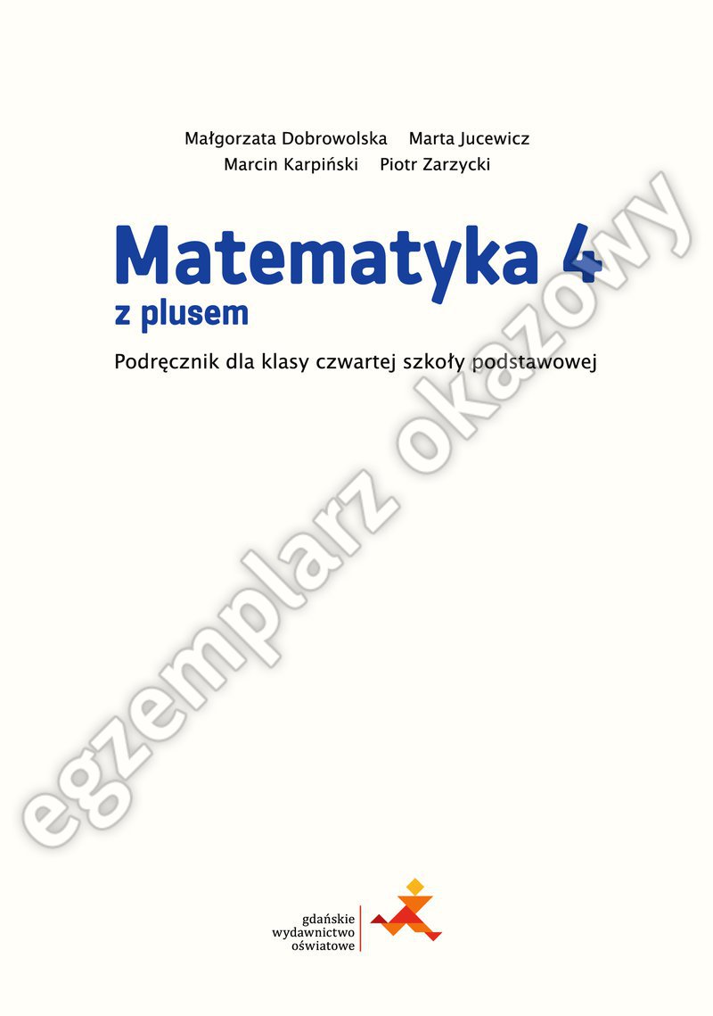 Matematyka Z Plusem Klasa 4 Podręcznik Pdf