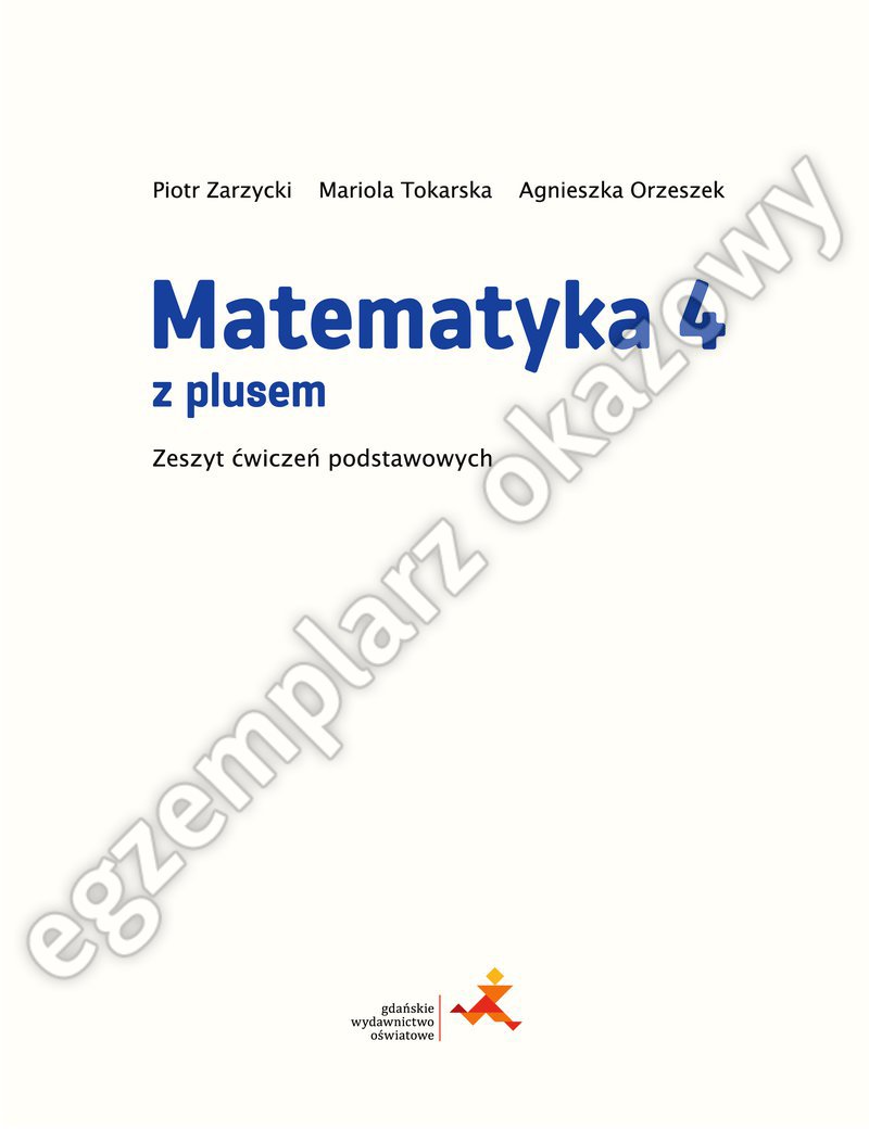 Matematyka Z Plusem Klasa 4 ćwiczenia