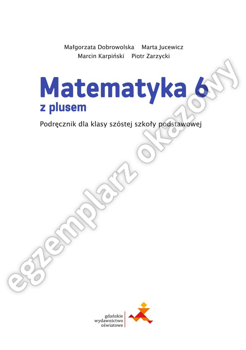 Matematyka Z Plusem Klasa 6 Pdf