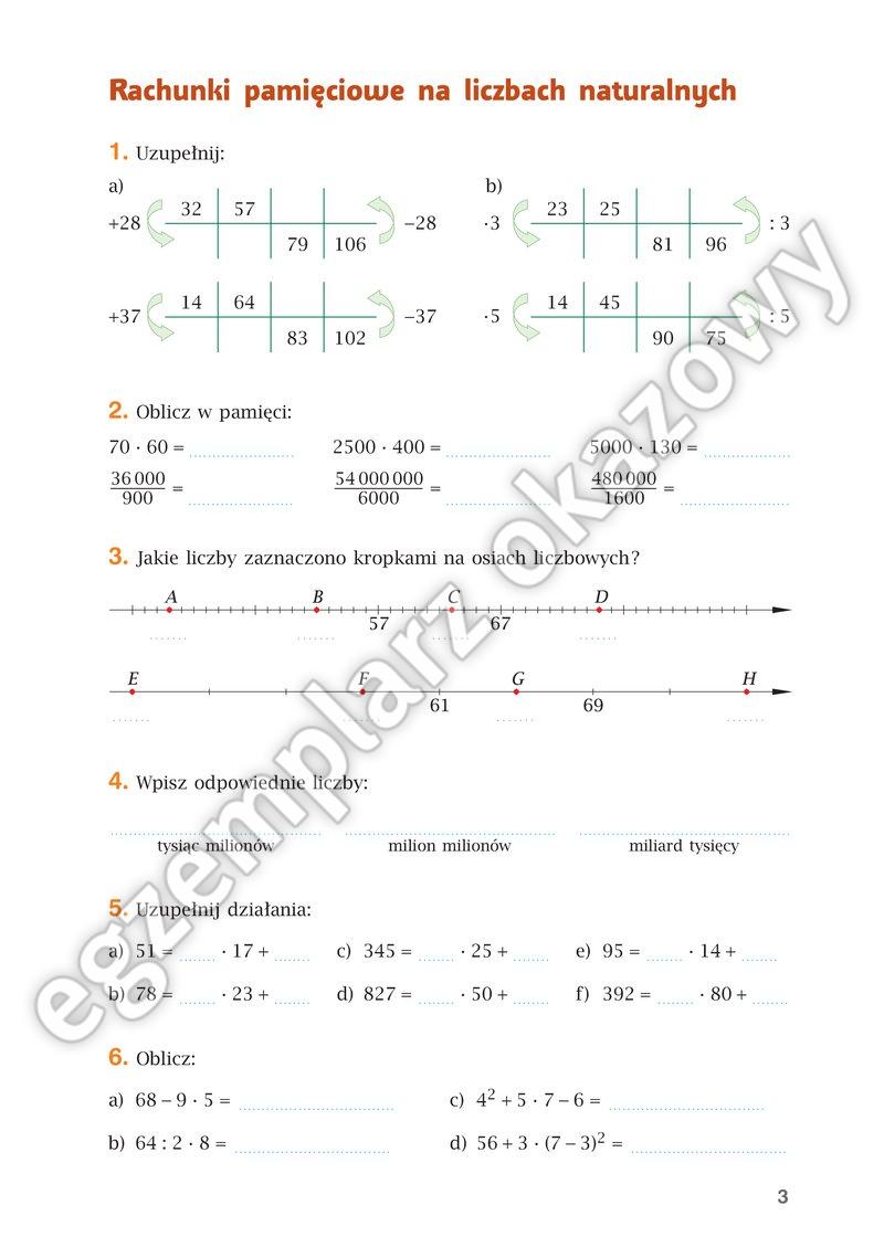 Matematyka Z Plusem 6 Ćwiczenia Wersja C 