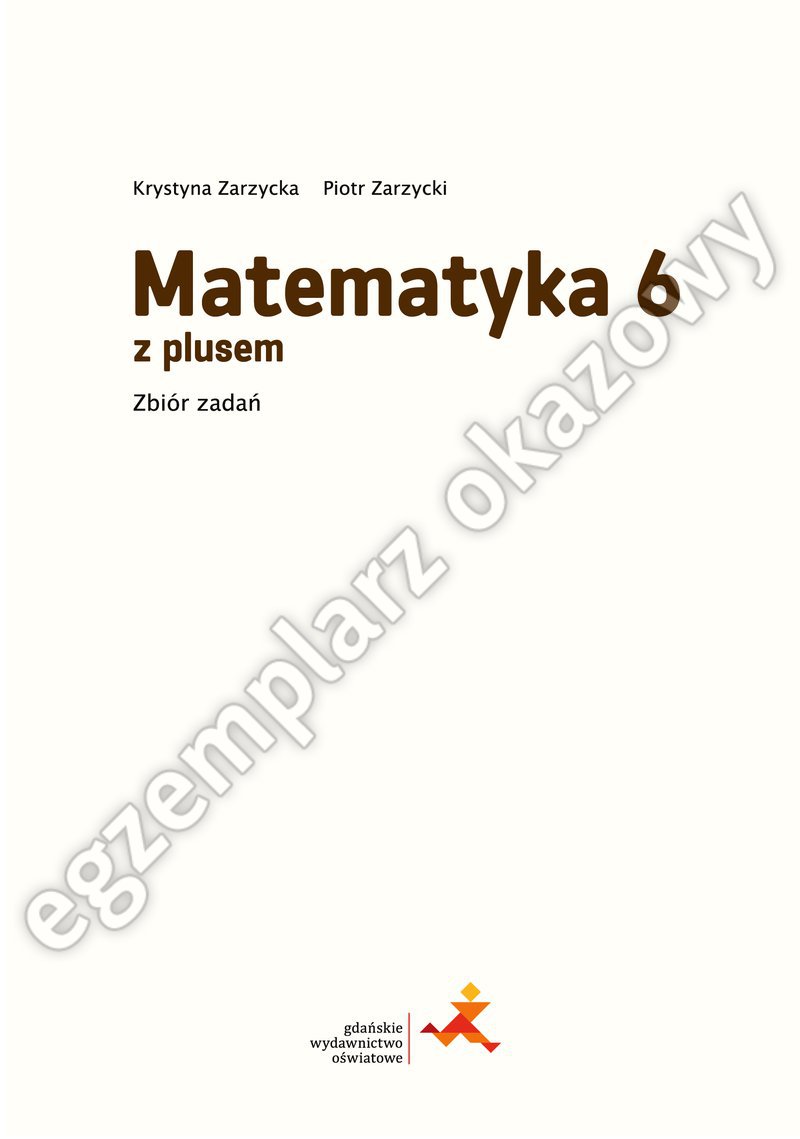 Gwo Matematyka Klasa 6 Zbiór Zadań