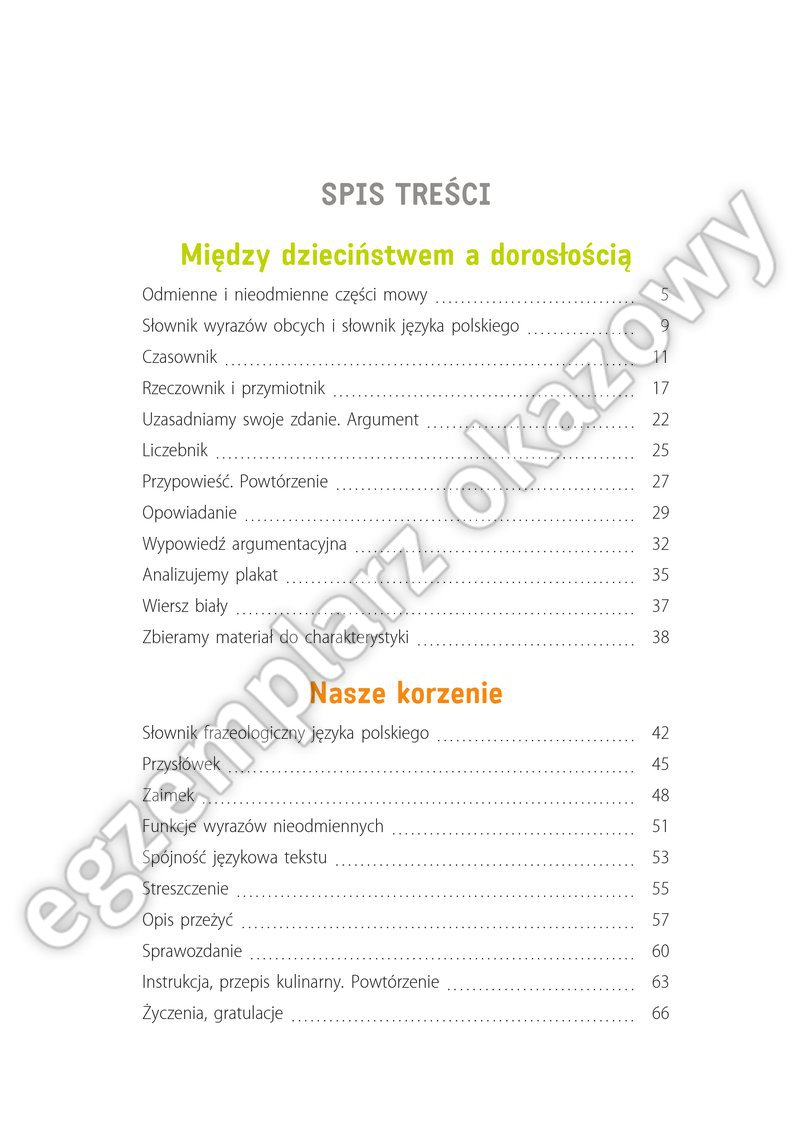 Między Dzieciństwem A Dorosłością Test Klasa 6