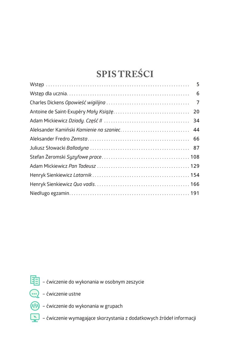 Zeszyt Lekturowy Klasa 8 Quo Vadis
